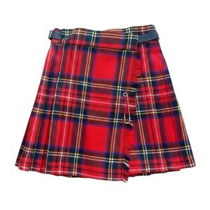 Jame Pringle Weaver Scotland Authentic Tartan Wrap Around Skirt Size 8 NWOT